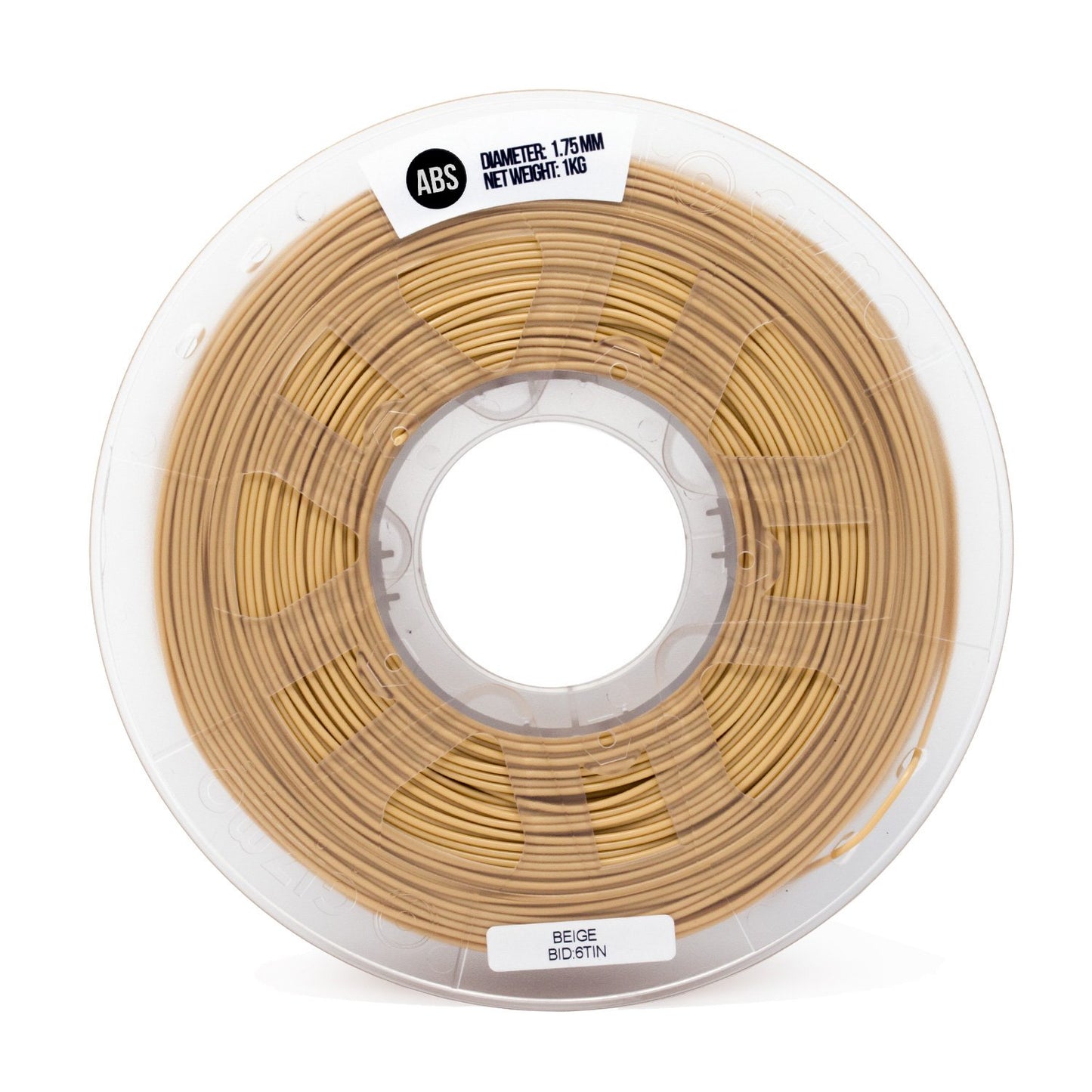 Gizmo Dorks 3 mm ABS Filament, 1 kg for 3D Printers, Natural Beige