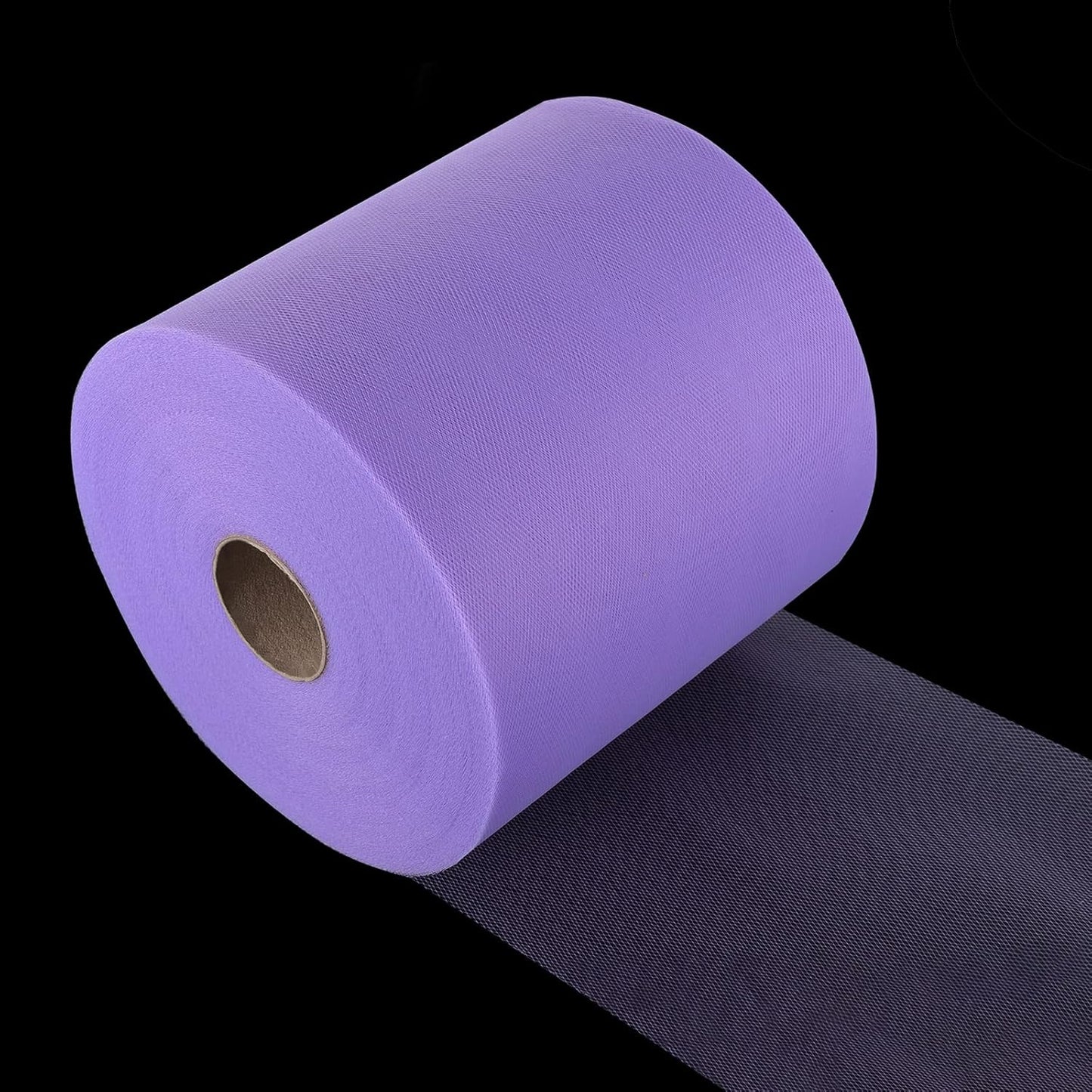 Tulle Fabric Roll, 6” by 200 Yards (600FT) Tulle Organza Fabric Spool for DIY Tutu Skirt Baby Shower Decor Wedding Backdrop Crafts Birthday Party Supplies (Lavendar)