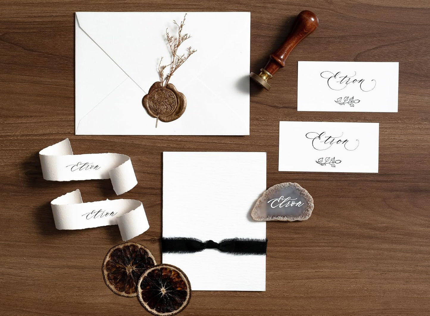 Black Ribbon 5/8" x 21 Yards with Frayed Fringe Fabric Cotton Ribbons for Gift Wrapping Wedding Invitations Flower Bouquet Baby Shower