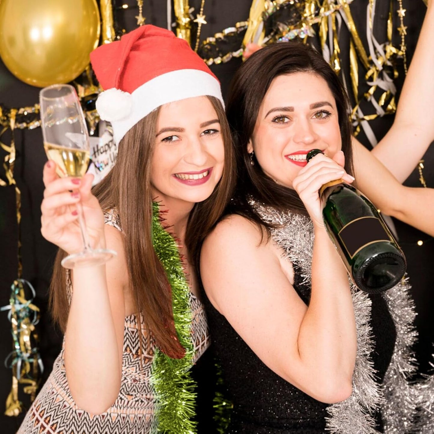 50 Feet Light Green Christmas Tinsel Garland, Metallic Foil Twist Garland Wall Hanging Tinsel Banner Backdrop for Parade Floats, Easter, Mother's Day, Wedding Party Decorations (2in x 50ft)