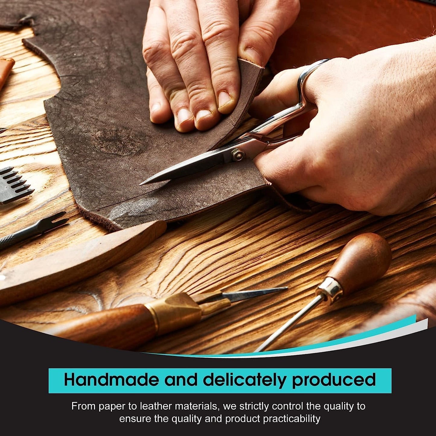 Leather Journal Notebook, 8x10 Inches Large Size, Genuine Leather Journals for Writing, Vintage Journal For Men and Women, Artist,Travel Journal,Navy Blue