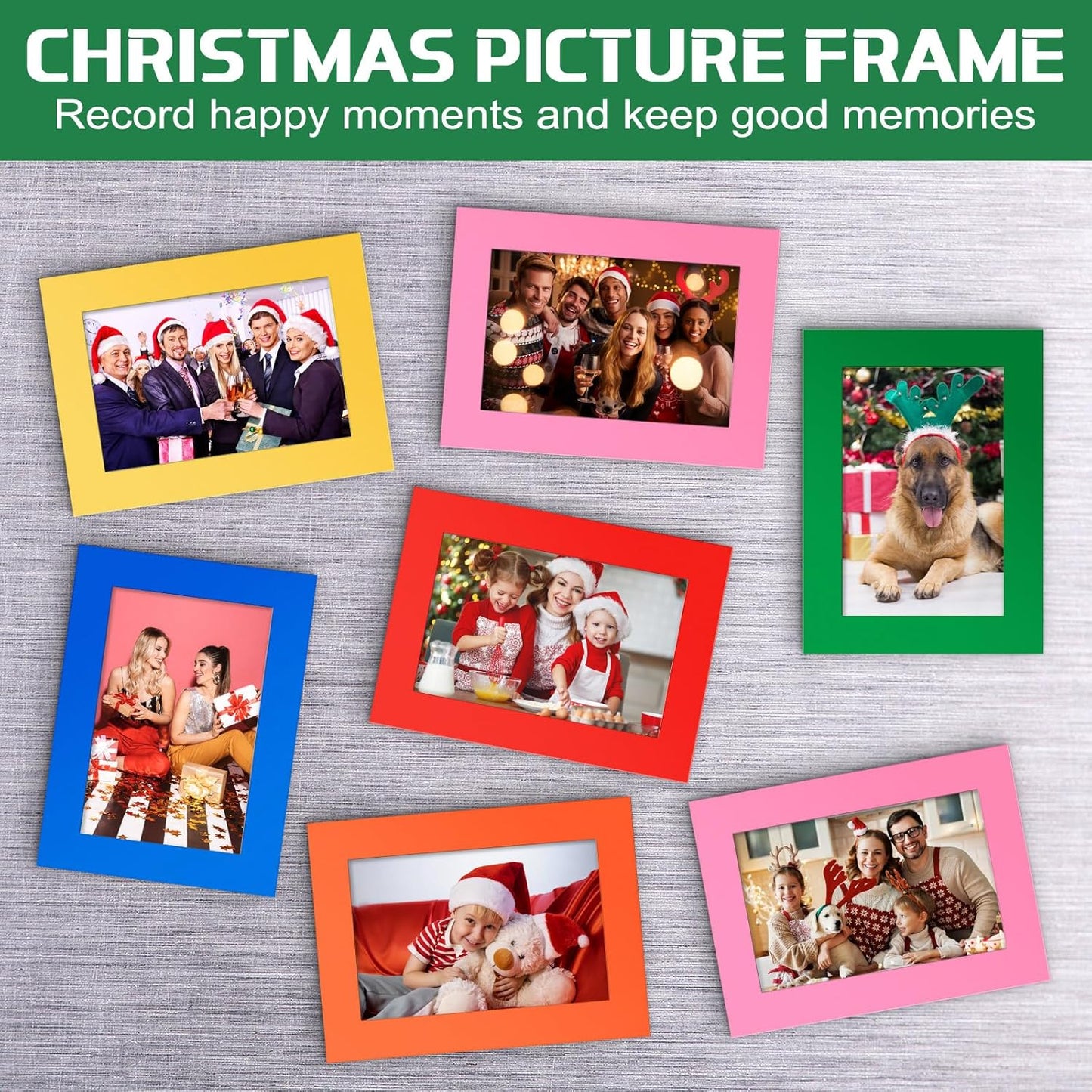 Soaoo 60 Pcs Magnetic Picture Frames Wallet Size 2.5 x 3.5 Inches Reusable Magnetic Photo Sleeves Picture Frame Holder for Home Cabinet Office Graduation Xmas Anniversary Classroom(Multicolored)