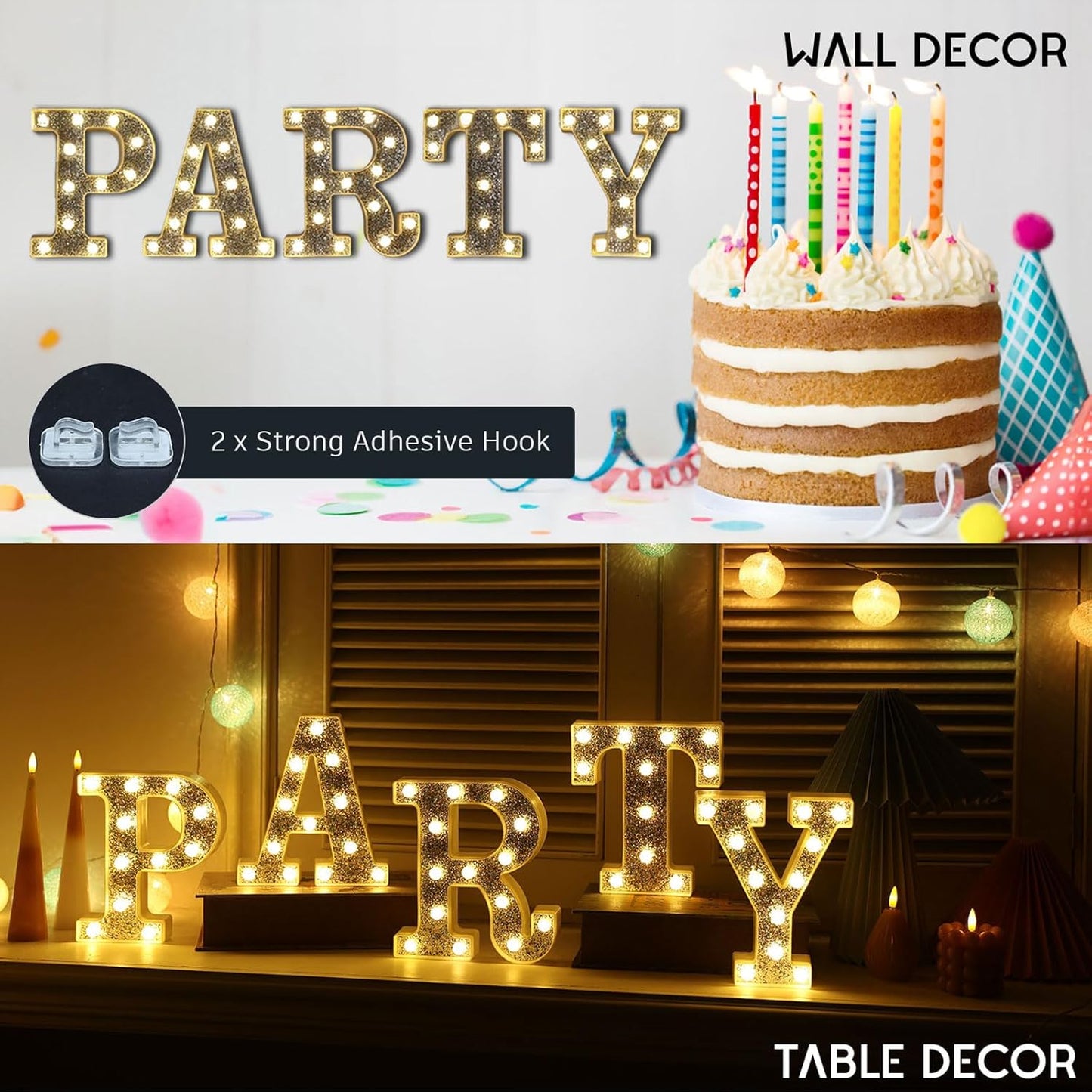 Light Up Letters - Marquee Light Signs for Table Decorations, Prom, Events & Engagement Parties - Glitter Alphabet & Number Letters, O