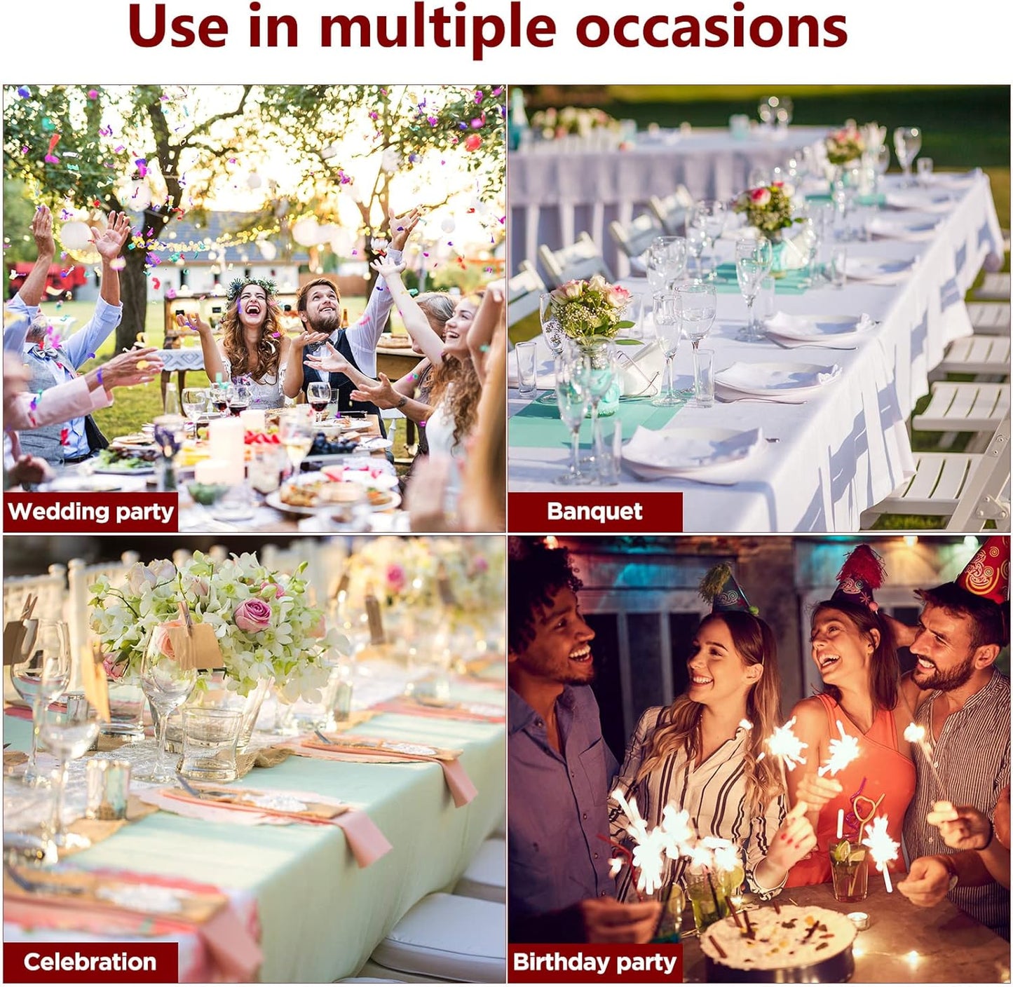 CHENGU 150 Pieces Spandex Stretch Chair Sashes Bows Elastic Chair Cover Bands Ties with Buckle Slider for Wedding Party Reception Events Universal Ceremony Banquet Decorations(Burgundy)