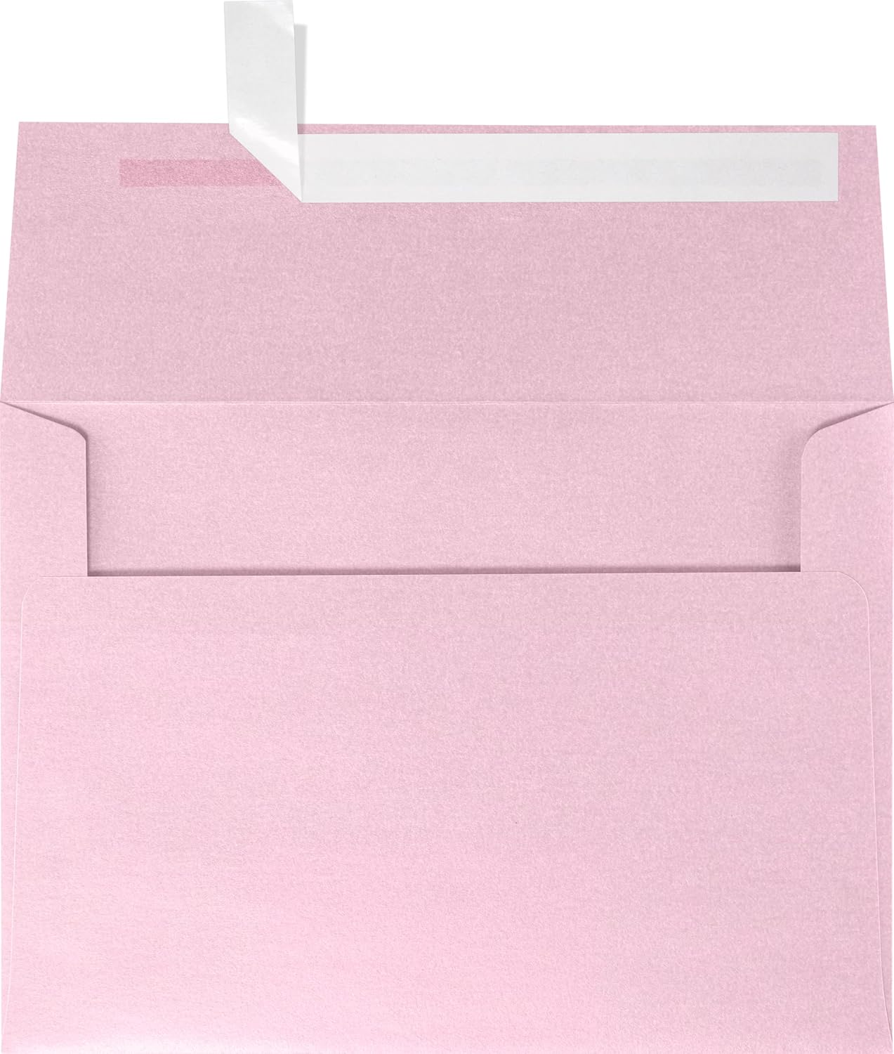 LUXPaper A7 Invitation Envelopes | Peel & Press | 5 1/4" x 7 1/4" | Rose Quartz Metallic | 80lb. Text | 1,000 Qty