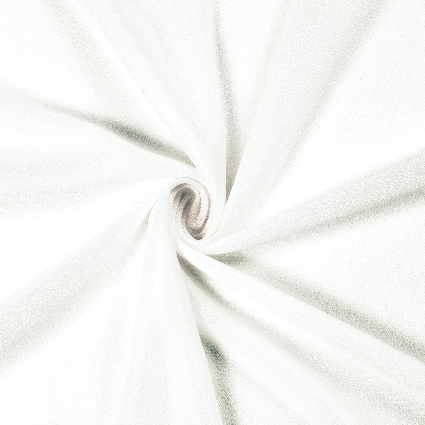 VDS Pack of 1 Panel (30 Inch X 40 Feet) Wedding Arch Draping Fabric Sheer Chiffon Fabric Drapery for Wedding Ceremony Reception Swag Backdrop Canopy Chuppah ARBO Altars Decoration (Ivory)