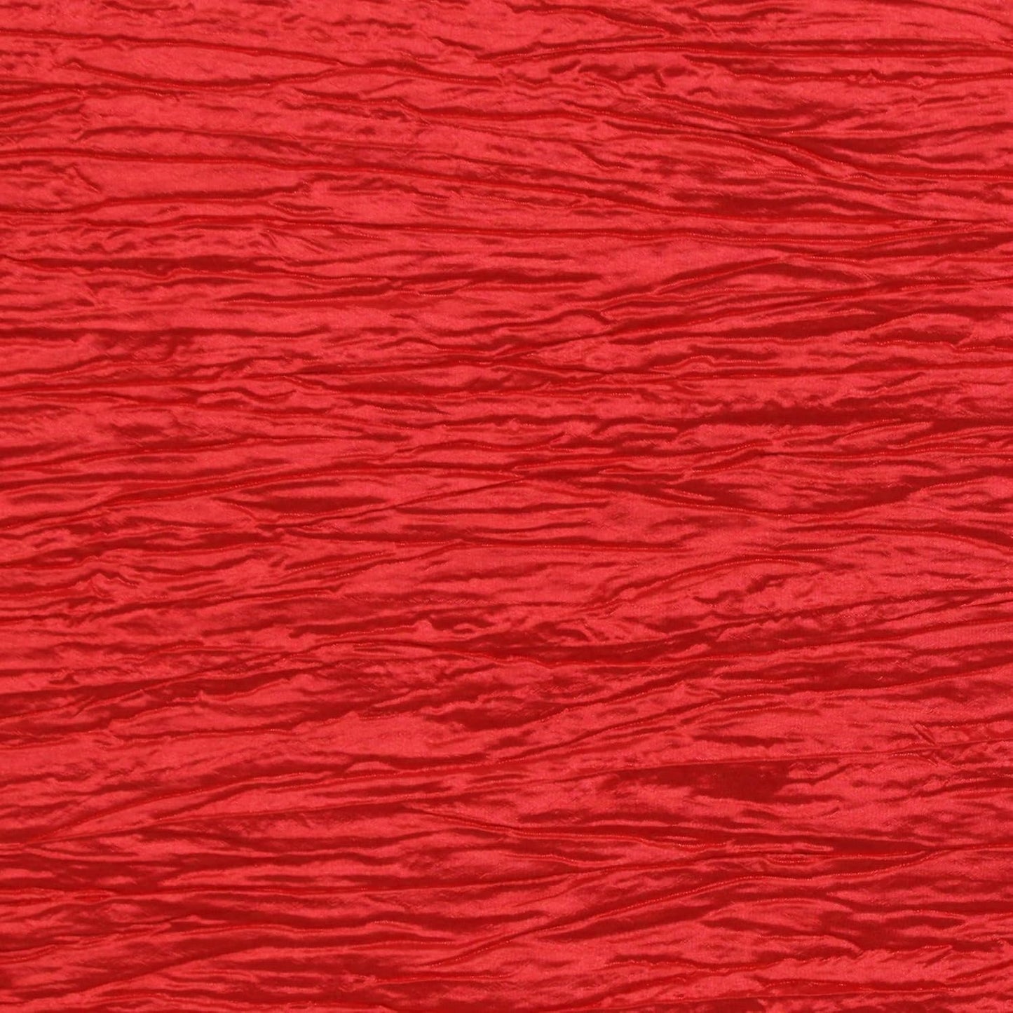 YOUR CHAIR COVERS - 90 x 132 inch Rectangular Crinkle Taffeta Tablecloth - Red, Rectangle Table Linens for 6 ft Rectangular Tables, Wedding Crushed Table Cloth