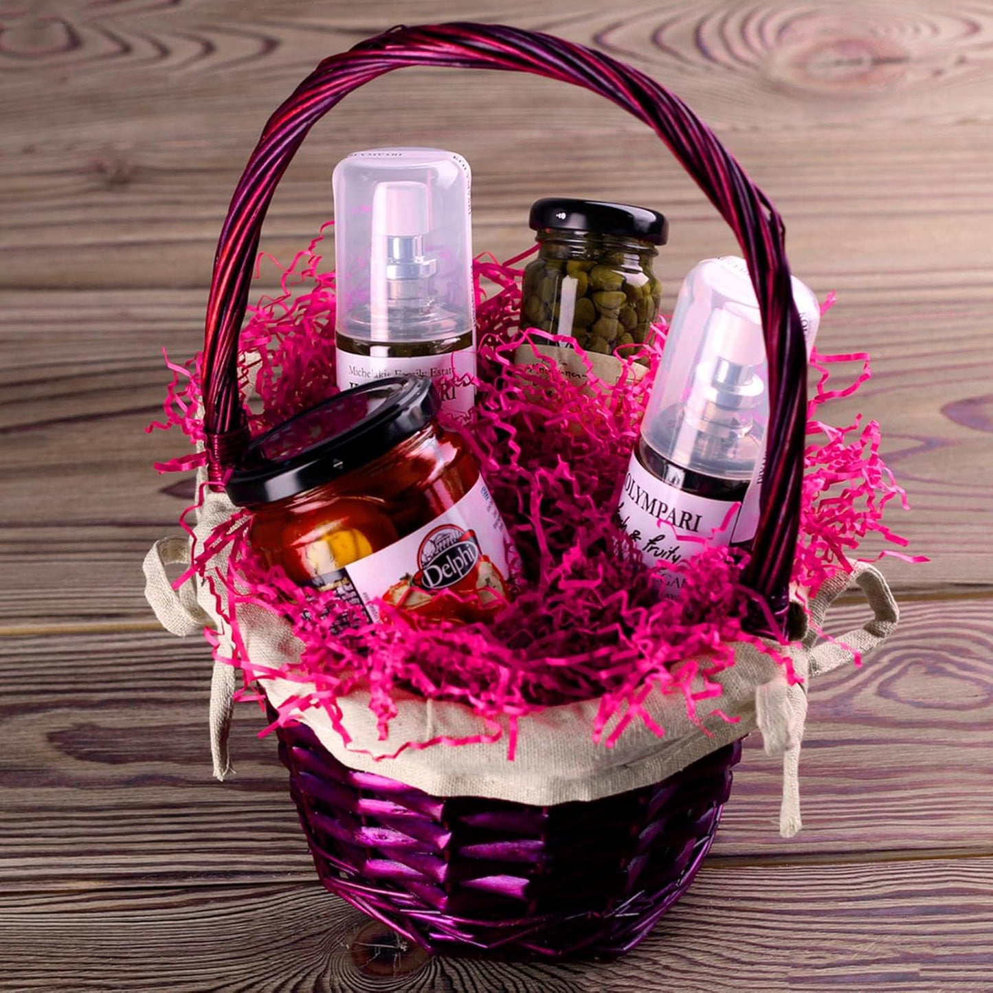 Zankubom 1 LB Hot Pink Crinkle Cut Paper Shred Filler Great for Gift Wrapping, Basket Fillers, Birthday, Gift Wrapping, Anniversary, Halloween Thanksgiving Christmas Party Decor Filling Supplies