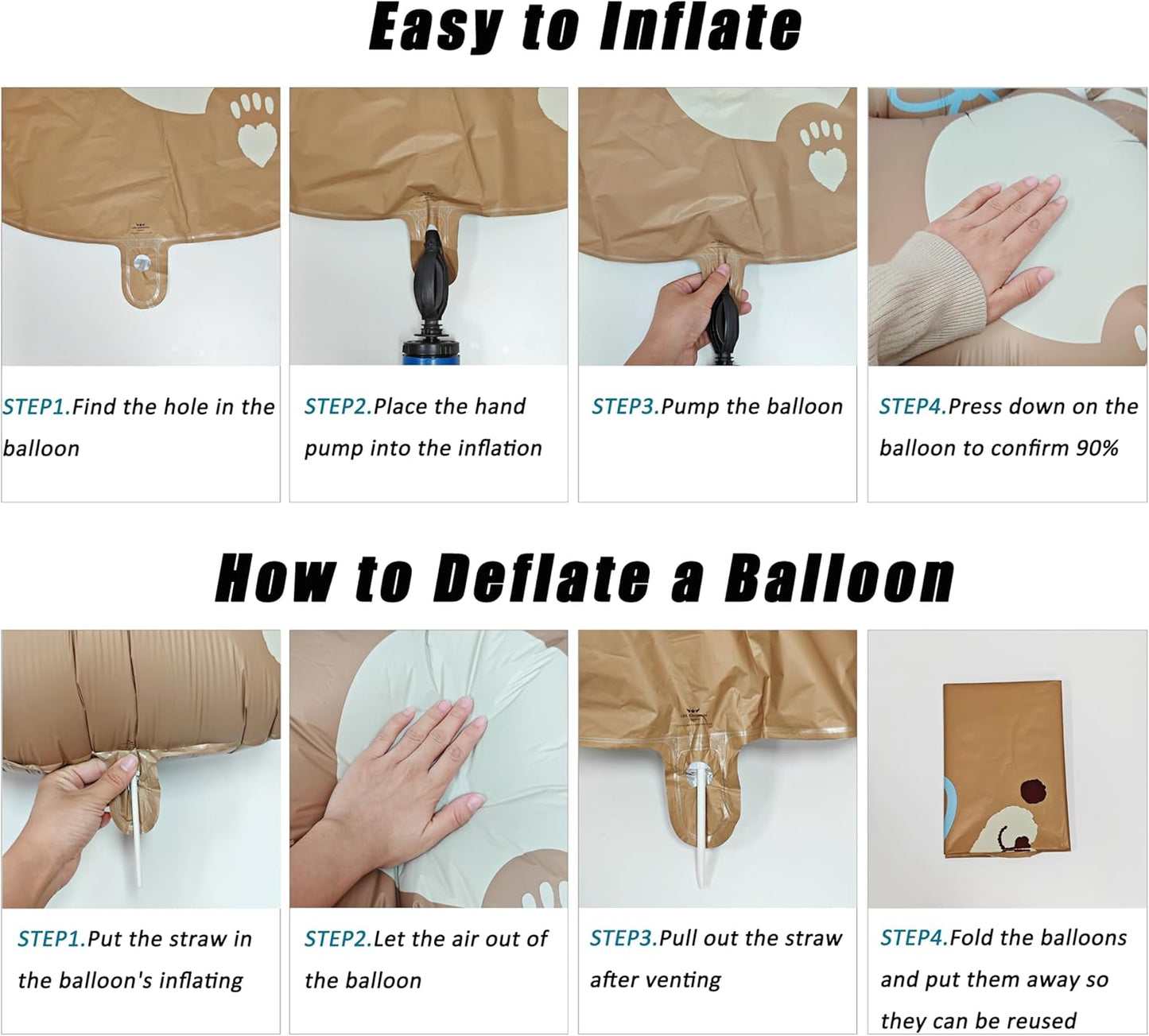 2PCS Matte Bear Animal Balloon With Hat Big Brown Bear Holding Birthday Candle Cake Bear Foil Balloon For Kids Jungle Safari Zoo Farm Birthday Theme Party Baby Shower Decoration