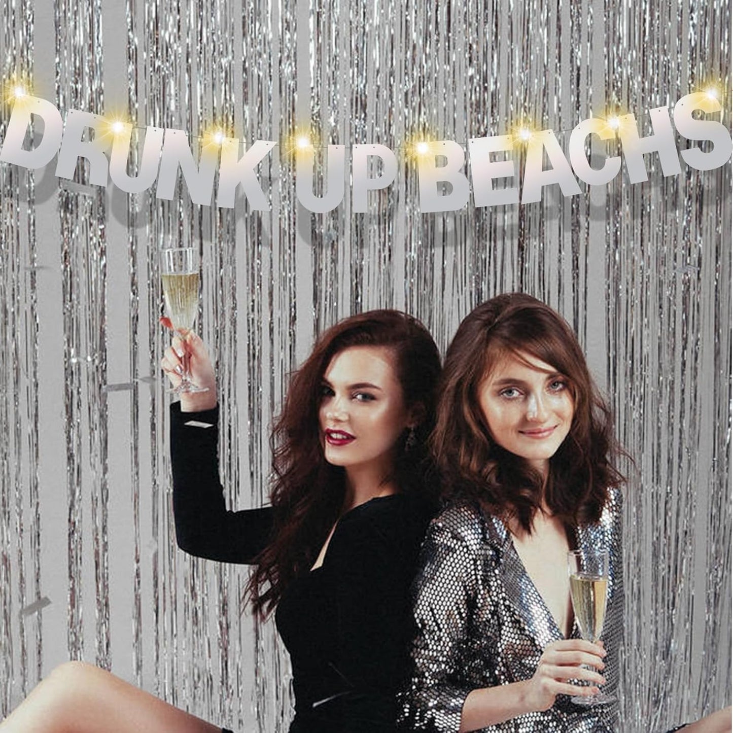 167Pcs DIY Glitter Customizable Banner Kit Happy Birthday Letters Banner Winter Wonderland Banners Snowflakes Personalized Banners Decor Baby Shower Birthday Party Decorations Supplies(Shiny Silver)