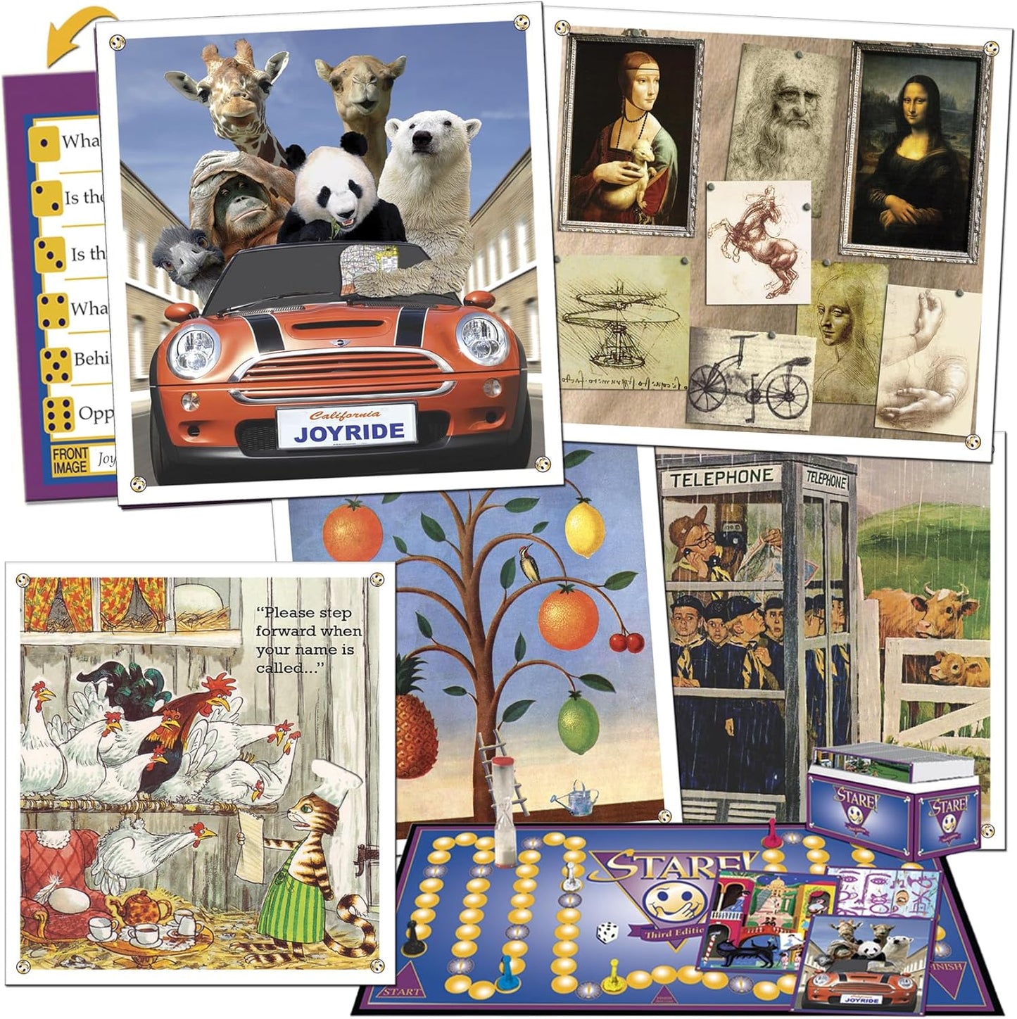 Stare - Fun Game of Visual Recall Where Quirky Image Cards Challenge Players' Minds – Classic for Adult & Family Game Night