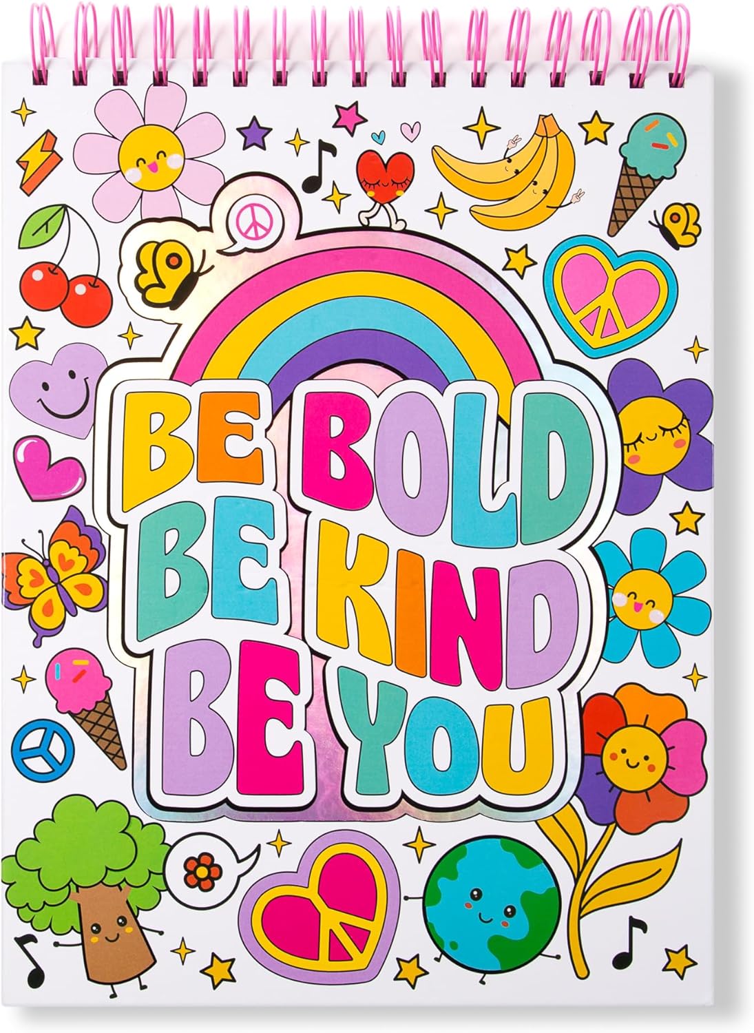 VOTUM Sketch Book: Personalized Artist Sketchbook: Sketching, Drawing and Creative Doodling. Notebook and Sketchbook to Draw and Journal with Stickers and Pens (Groovy)