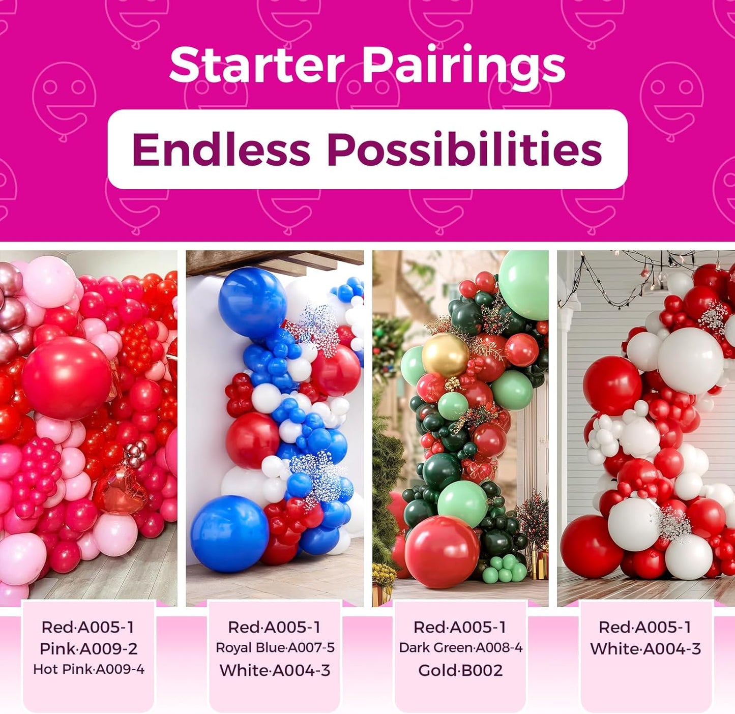 Bezente Red Giant Balloons 36 Inch - 8 Pack Jumbo Red Balloon Large Round Latex Balloon for Photo Shoot Wedding Anniversary Birthday Christmas New Year Party Decorations