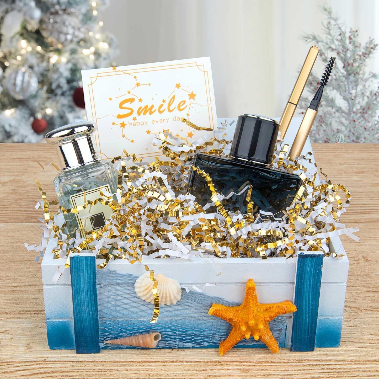 8.5oz Crinkle Paper Filler, Gift Baskets Gift Boxes Crafts Shredded Cut Paper Packaging Decorative Stuffing & Cushioning Confetti for Easter Birthday Wedding Party Favor Gold White