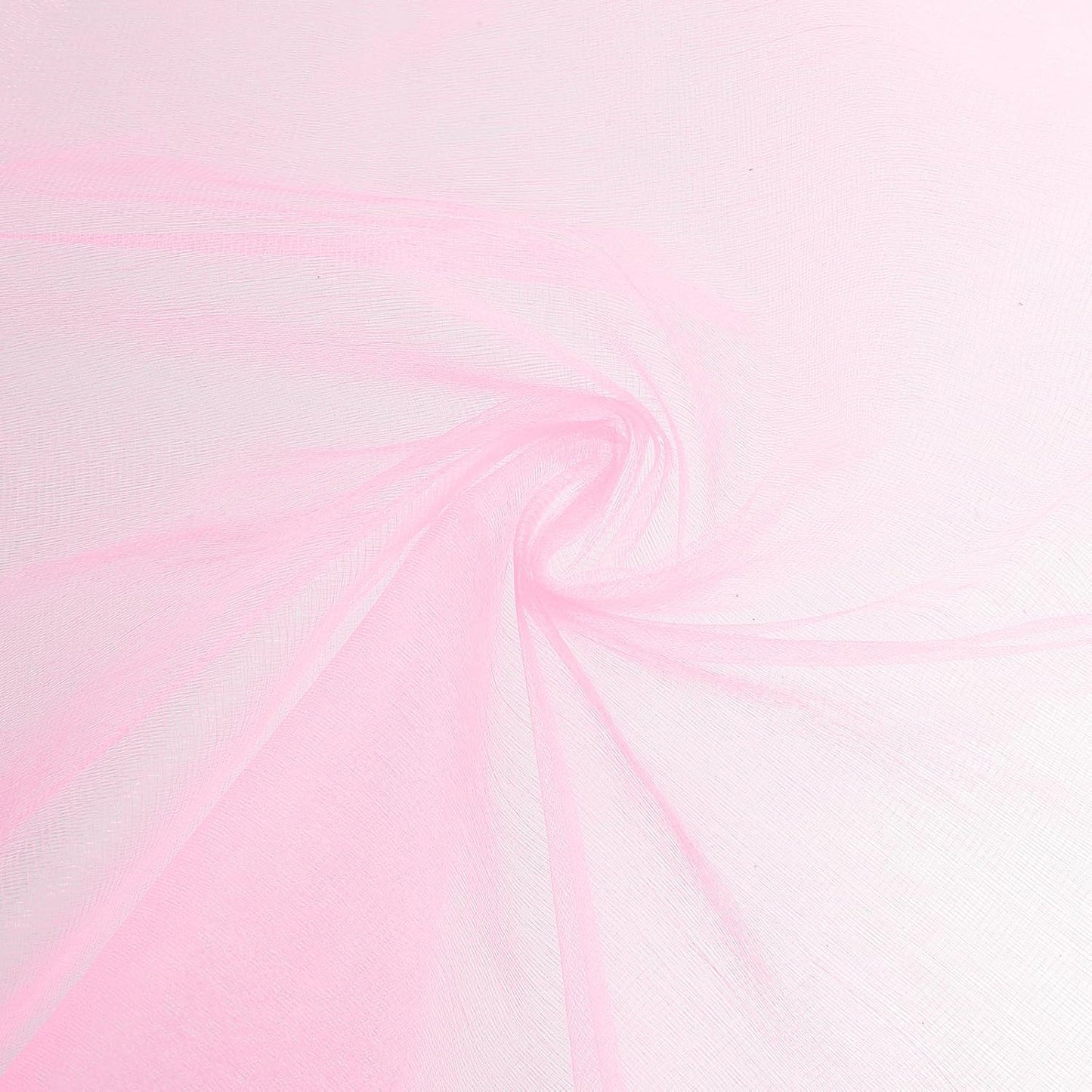 uxcell 19" by 5.5 Yard Tulle Fabric Backdrop Curtains for DIY Tutu Skirt Shower Decor Wedding Crafts Birthday Party Supplies, Light Pink