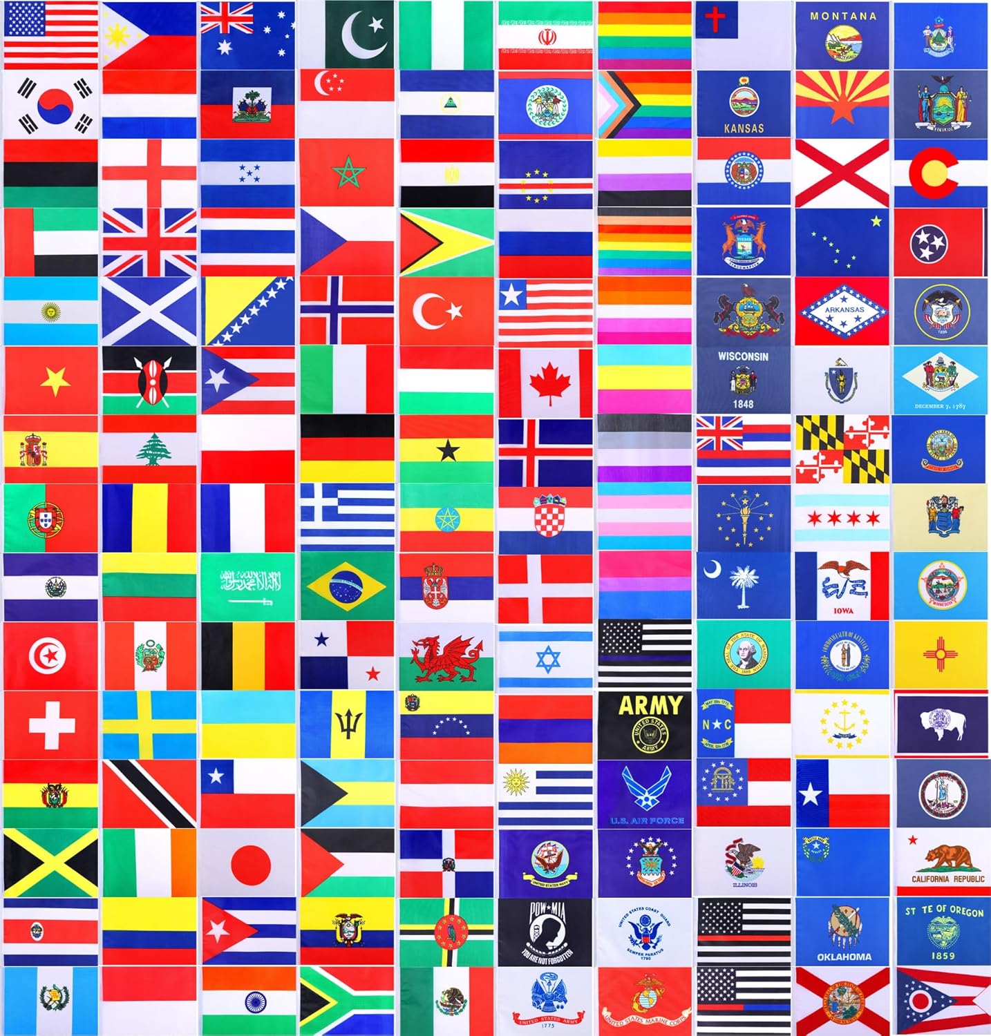 WXTWK 2 Pack Honduras Flag Honduras Deluxe Desk Flag Set - Mini Small Honduran Table Office Flags with Black 12" Solid Pole Stand Base Classroom Meeting Desktop Decorations