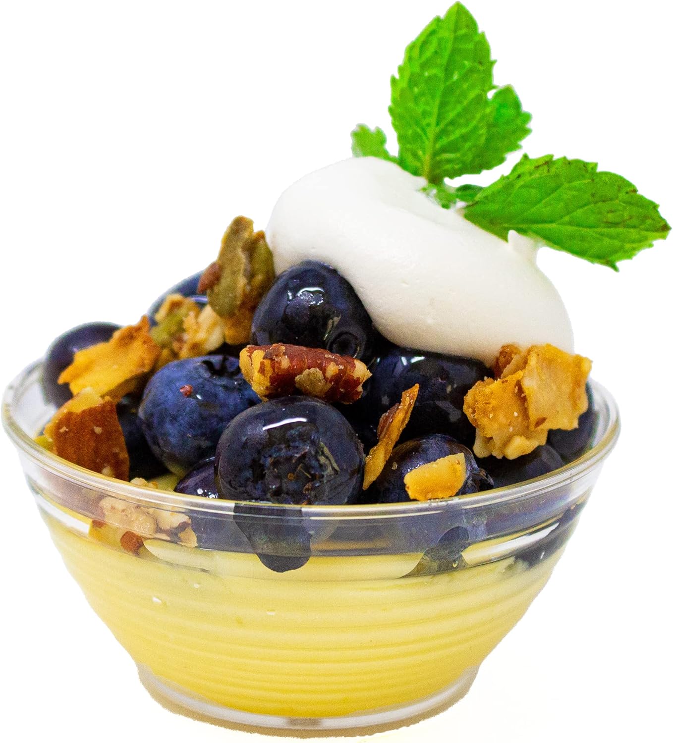 50 Pack 3 oz. Asian-Style Clear Mini Dessert Cups, Party Cups for Appetizer Bowls and Disposable Dessert Bowls, Jello Shots, Mini Dessert Cup for Fancy Shooter Cups