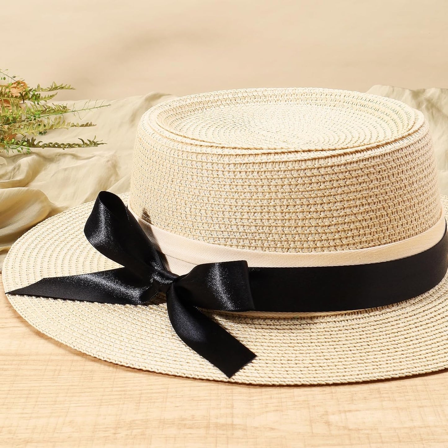 LaRibbons Black Satin Ribbon 1 Inch 25 Yards Luxury Double Faced Black Silk Ribbon for Flower Bouquet Crafts Gift Wrapping Wedding Party Decoration