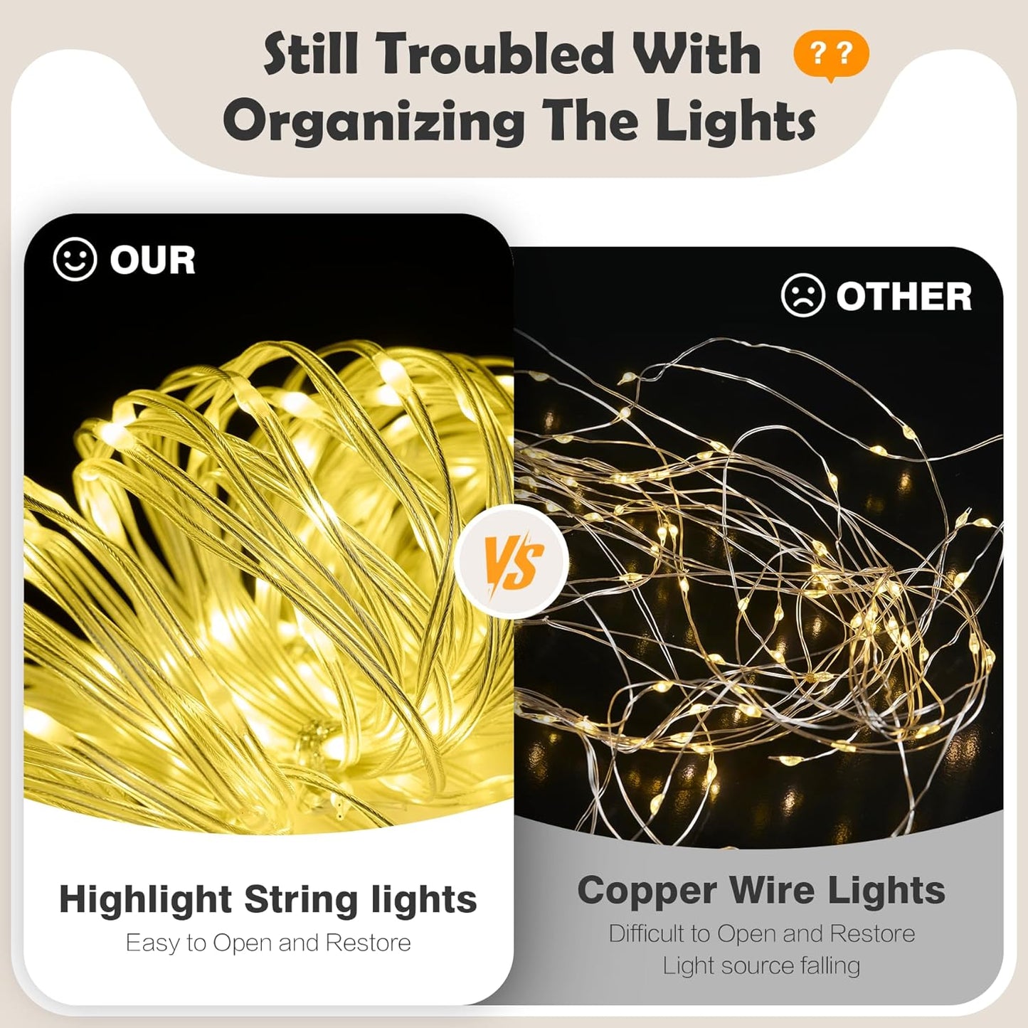 10x10 Champagne Sequin Backdrop Curtain with Lights-Wrinkle Free Thick Glitter Backdrop Drapes for Wedding Parties Events Halloween Decor-2 Panels 5×10ft Shimmer Photo Booth Background for Photography