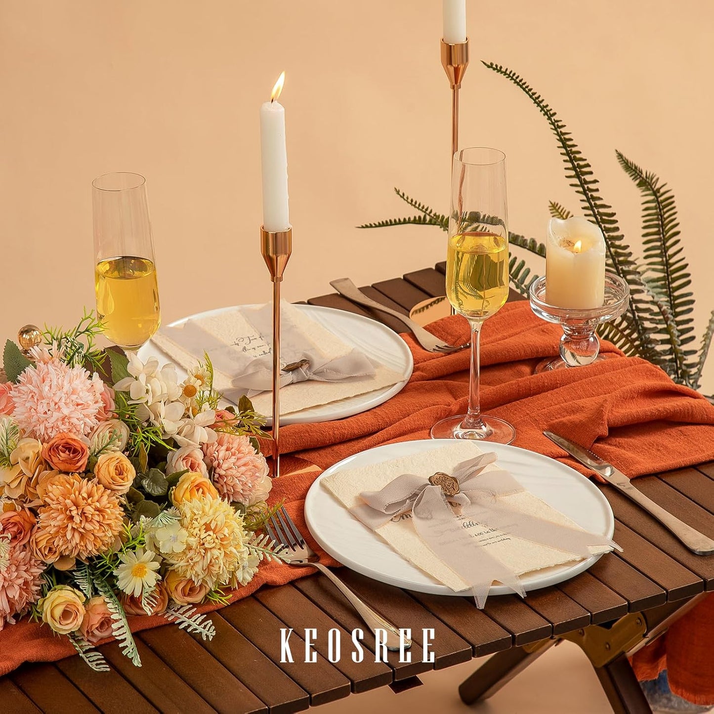 3 Rolls Light Nude Handmade Chiffon Ribbon,1.5" x 21Yd Light Khaki Frayed Fringe Silk Ribbons (3 Rolls *7Yd) for Gifts Wrapping, Wedding Invitations, Bridal Bouquets, Decorations