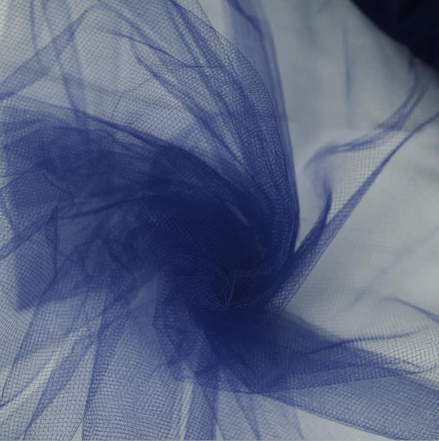Craft And Party, Navy Blue Fabric Tulle Roll 54 Inch by 40 Yards (120 ft) Fabric Tulle Bolt for DIY Tutu Skirt, Wedding and Decoration (Navy Blue)