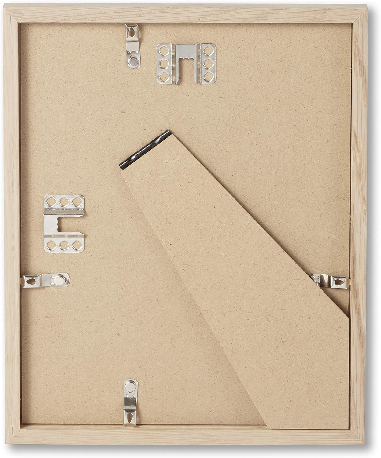 Opposite Wall - 8.5 x 11 in - Natural Solid Oak Wood Picture Frames - Lightweight, Versatile & Shatterproof - Wall Hanging & Tabletop Photo Frame - Office, Gallery & Home Decor