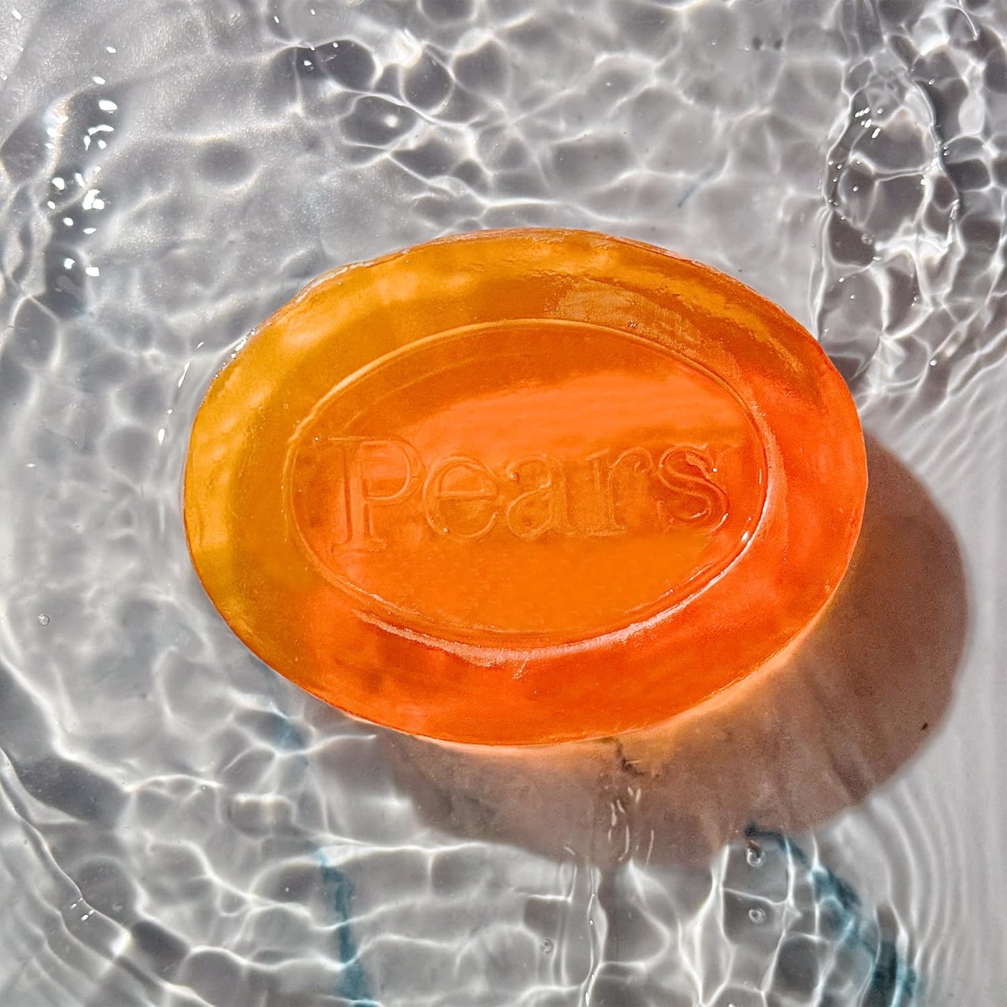 Pears Glycerin Soap, Transparent Amber Value Pack – Pure & Gentle Cleanser with Natural Oils, 3 Bars, 4.4 Oz Ea