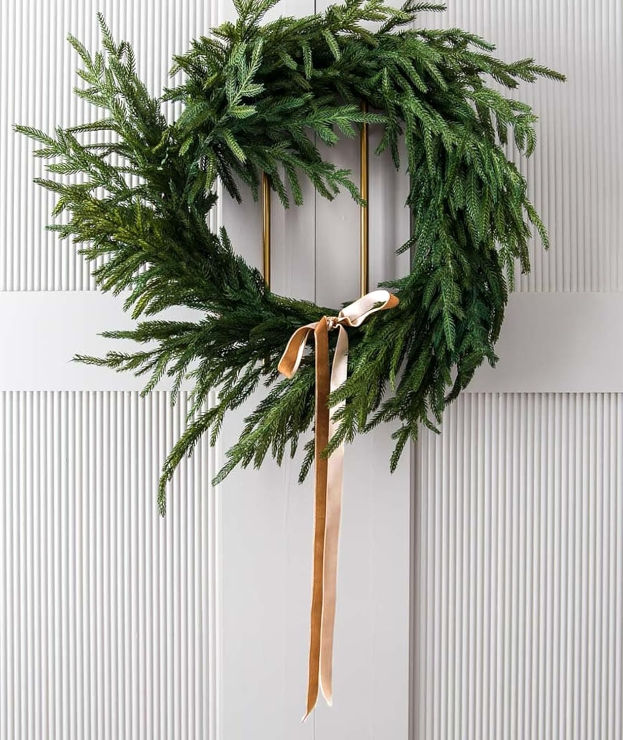 Copper Velvet Ribbon 3/8'' 25 Yards for Christmas Tree, Gift Wrapping, Flower Bouquet, Wreath Decorations, Bow Making