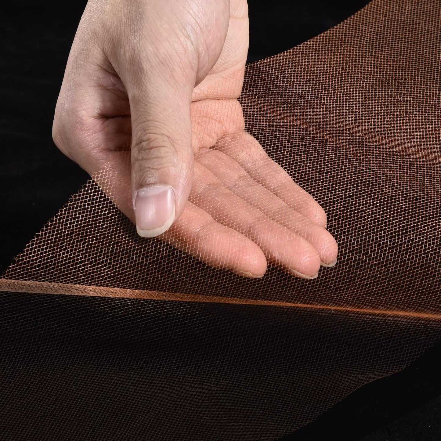 Tulle Rolls 6” by 100 Yards (300 feet) Tulle Roll Spool Fabric for DIY Tutu Skirts Wedding Baby Shower Crafts Decorations Party Supplies(New-Orange)