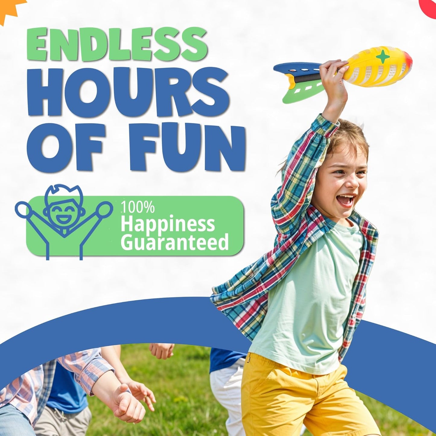 12 Pack Flying Foam Foam Missile Footballs with Tails, Sports Aero Pocket Flyers Toys for Kids Outdoor Backyard Activities, Games, Party Favors (9 Inches)