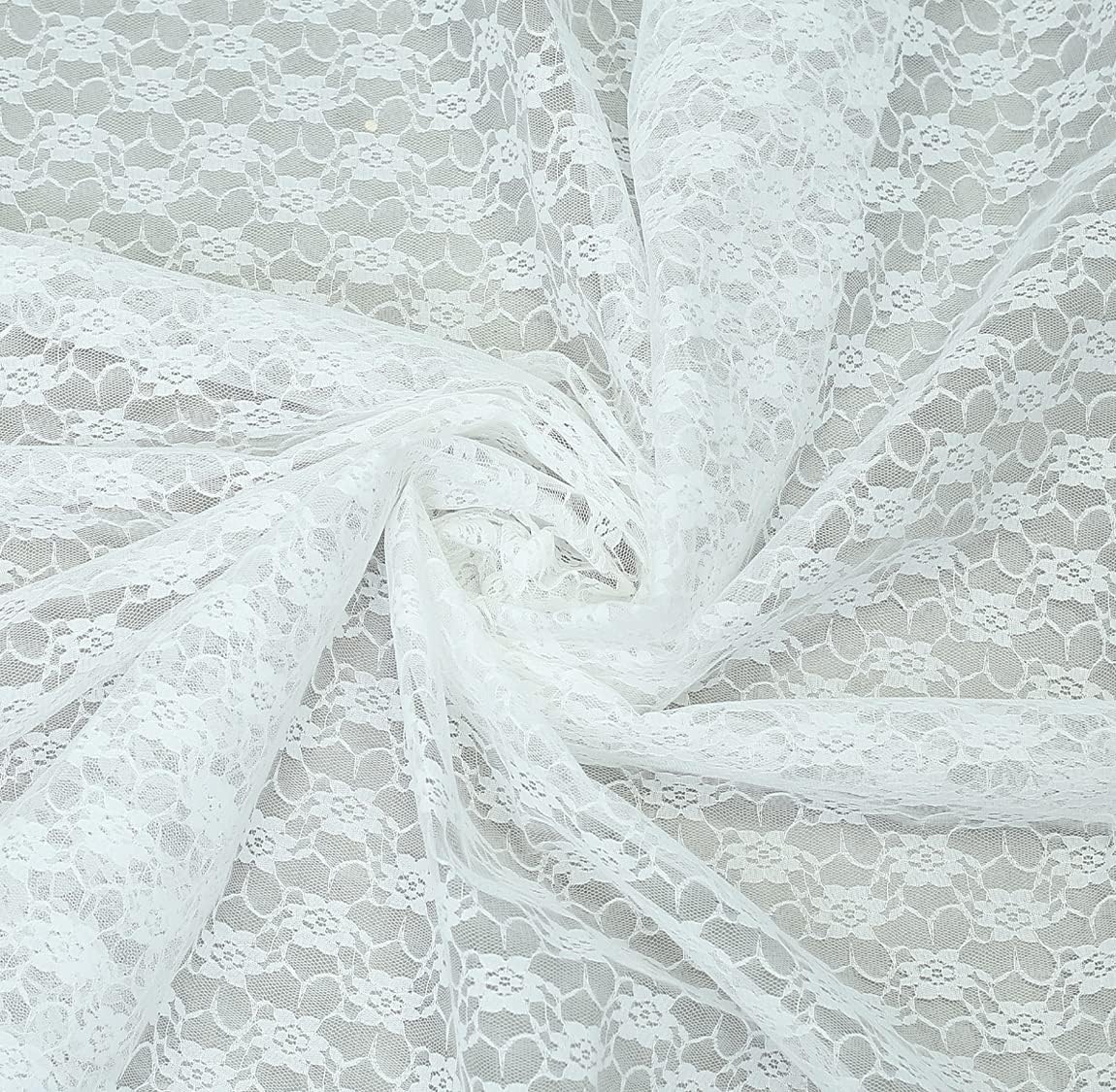 MDS Pack of 12 Wedding 12 x 108 inches Satin Table Runner for Wedding, Decorations for Birthday Parties, Banquets, Graduations, Engagements, Runners fit Rectangle, Round Table- White