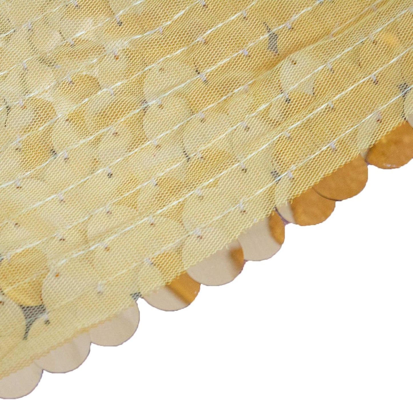 JYFLZQ Gold Payette Sequin Backdrop Curtains 4ft x 8ft 2 Panels Shimmer Wall Backdrop Big Sequin Background Thick Glitter Photo Booth Backdrops for Birthday Wedding Prom Parties