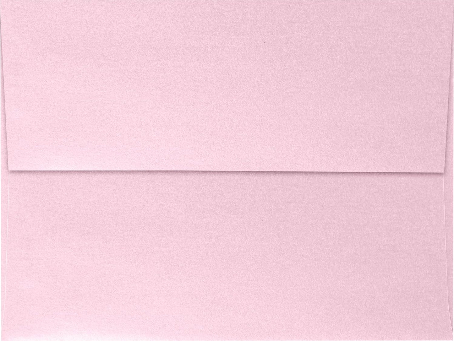 LUXPaper A7 Invitation Envelopes | Peel & Press | 5 1/4" x 7 1/4" | Rose Quartz Metallic | 80lb. Text | 1,000 Qty