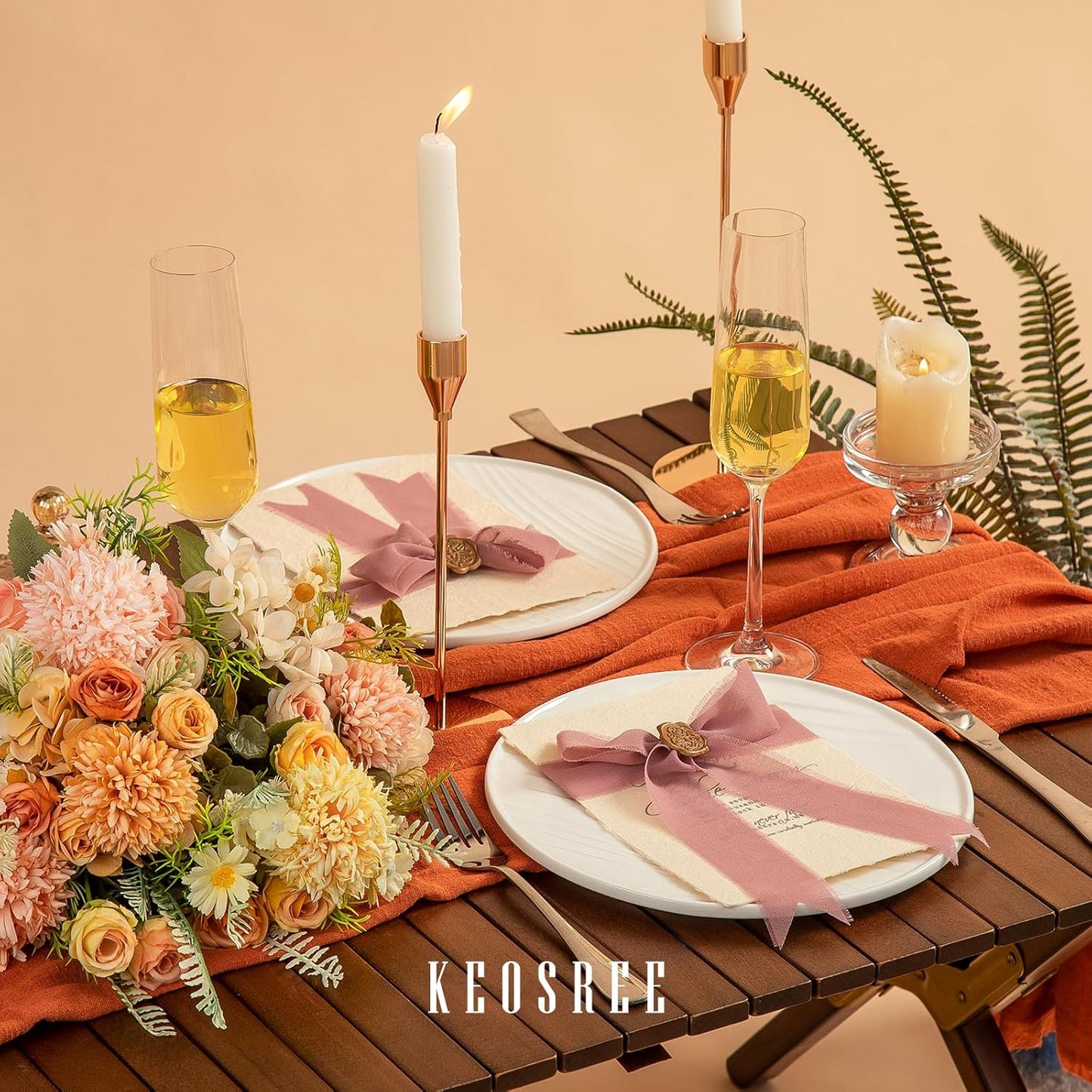 Purple Lavender Dusty Rose Handmade Chiffon Ribbon,1.5" x 21Yd Frayed Silk Ribbons for Wreaths Bridal Flower Bouquet Christmas Gift Wrapping Wedding Decor Invitations Decorations