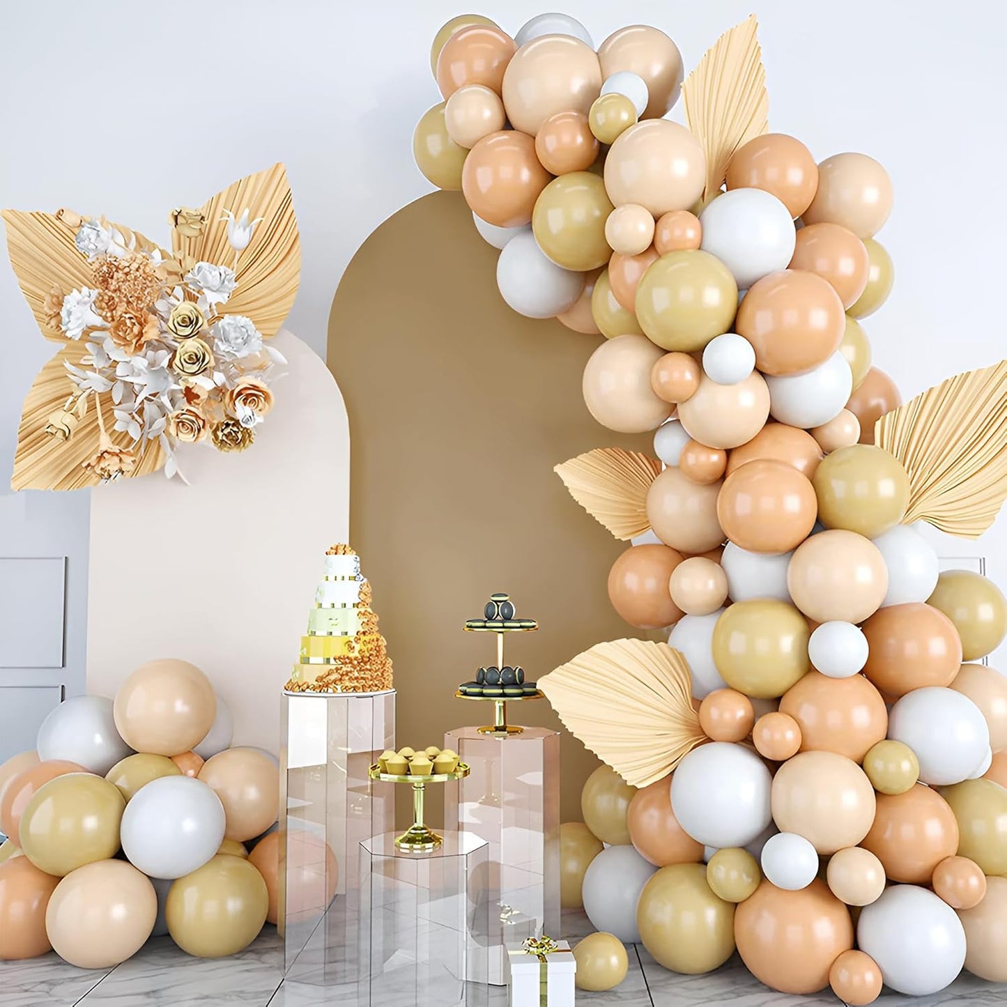 Wedding Arch Cover 7.2FT Arch Backdrop Cover Spandex Fitted Arch Cover for Round Top Chiara Backdrop Stand Covers for Wedding Birthday Party Baby Shower Banquet Ceremony Decoration