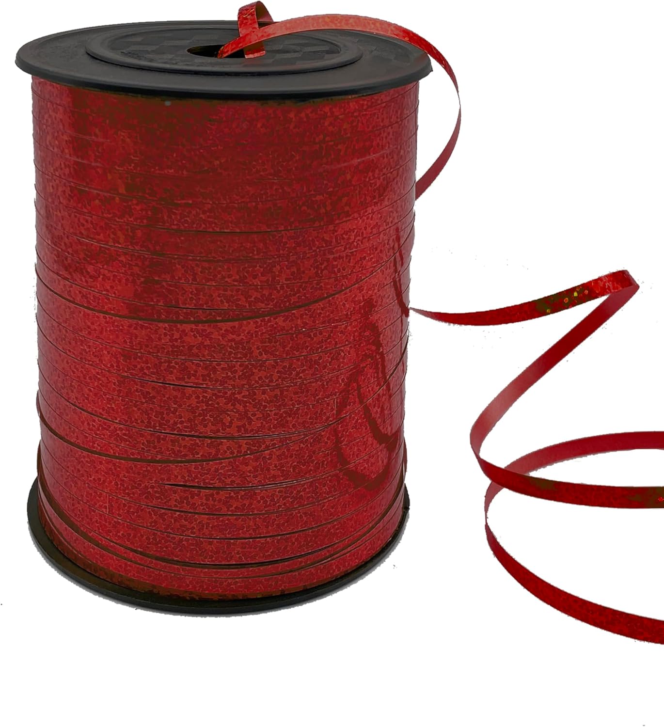 500 Yards Curling Ribbon-Balloon String for Birthday Gift Wrapping,Festival Party Decor,Ribbons & Bows for Christmas New Year Gifts Supplies (Laser Red)