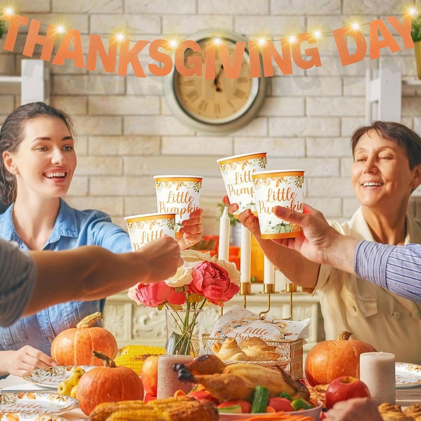 167Pcs DIY Glitter Customizable Banner Kit Custom Banners DIY Happy Birthday Letter Banners Personalized Banner Decor for Easter Day Christmas Baby Shower Birthday Party Decorations(Glitter Orange)