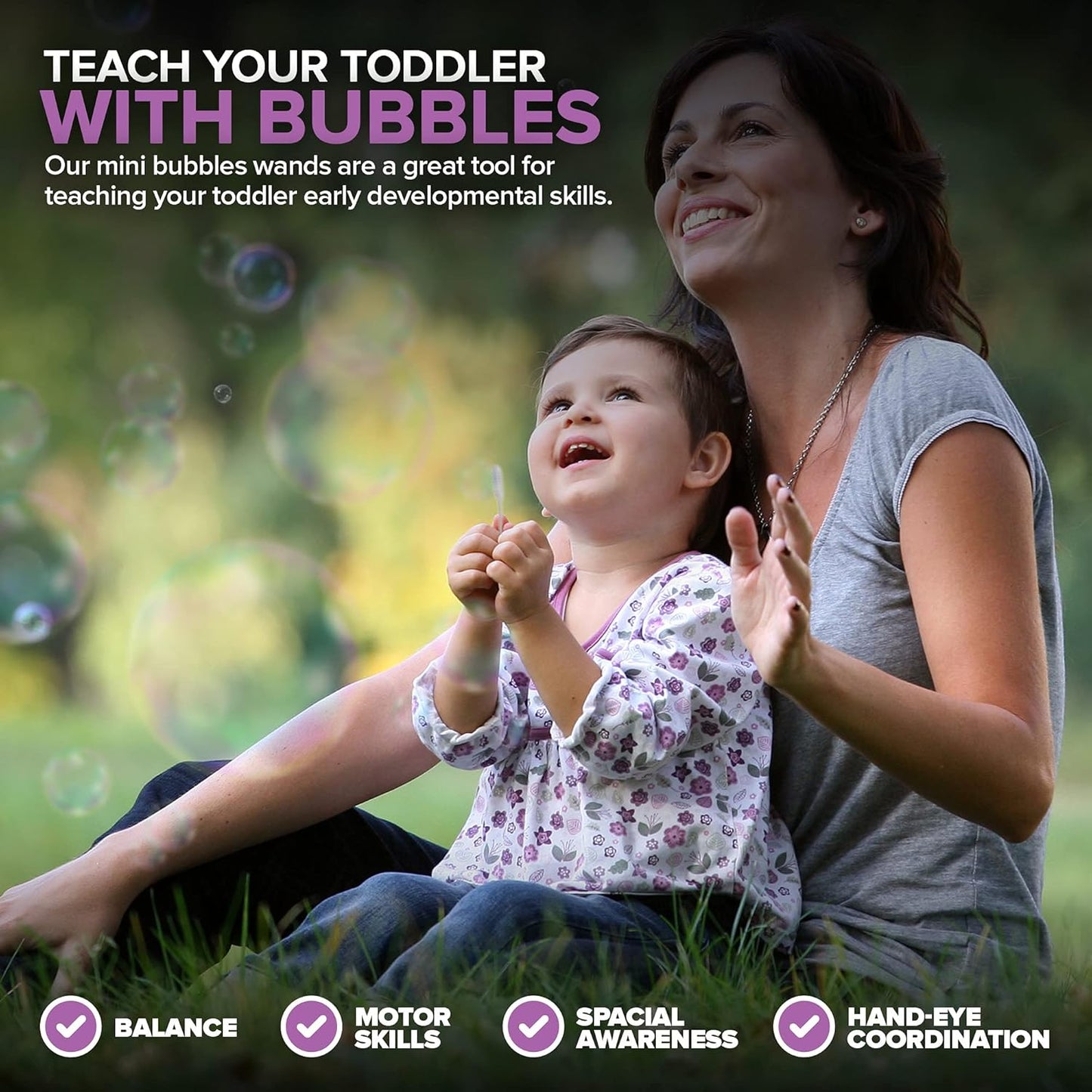 Wedding Bubbles Bulk - White Star Top Wands (100 Count) Individual Mini Bubble Wand Favors for Weddings, Celebration Party Favor for Guests - Stock Your Home