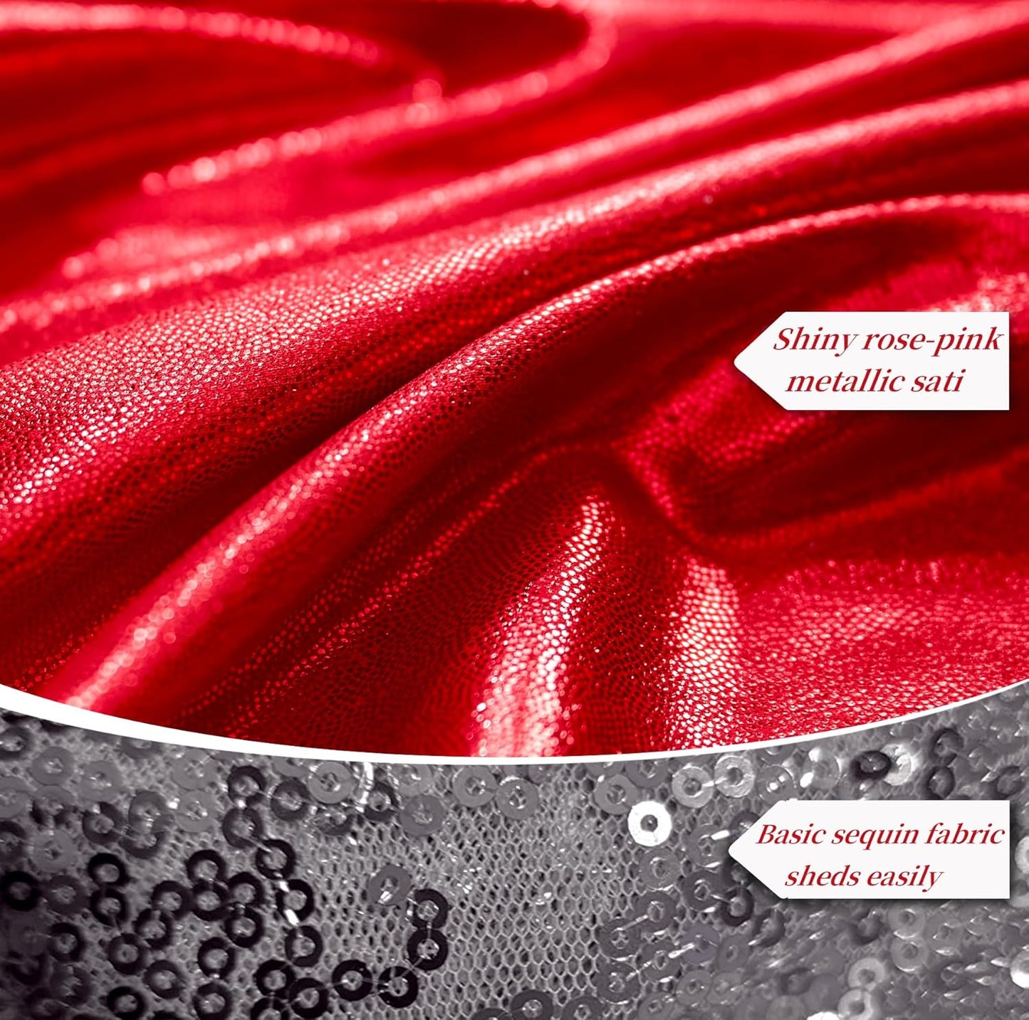 20ftx10ft Red Sequin Backdrop Curtain for Parties, Wrinkle Free Thick Glitter Sparkle Photo Backdrop Drapes 4 Panels 5x10FT Shimmer Back Drop Cloth for Wedding Birthday Photography Background