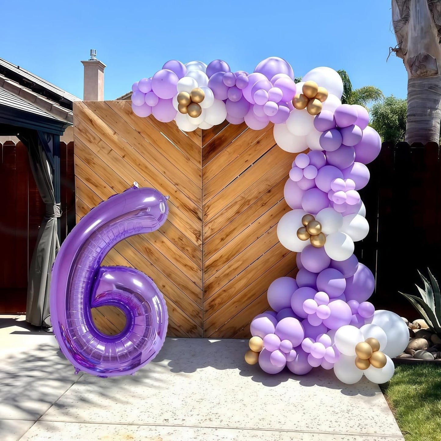 Purple 9 Balloon Number,40 Inch Number 9 Balloon Big Purple 9 Foil Mylar Helium Balloon for Birthday Party Decorations