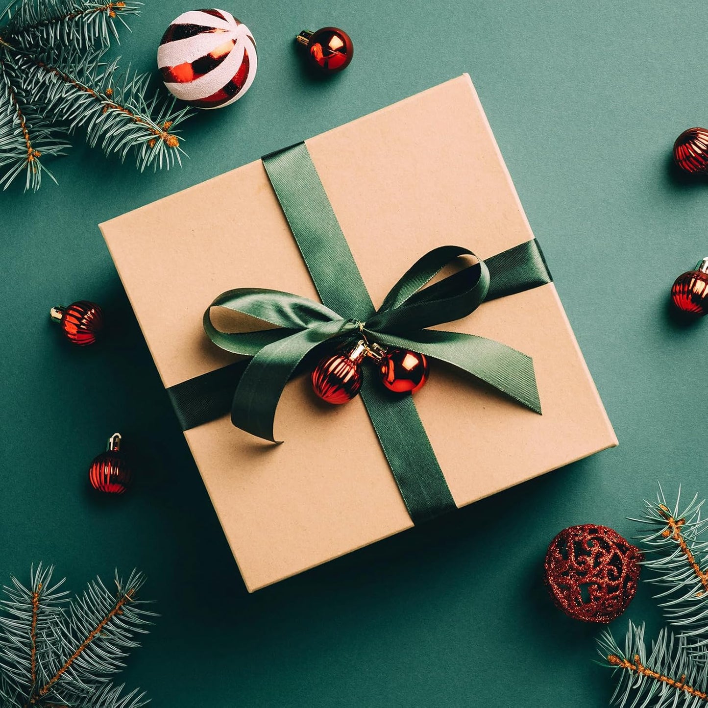 1-1/2" x 50 Yards Forest Green Satin Ribbon Single Faced Fabric Ribbons for Gift Wrapping, Crafting, Floral Arrangements, Flower Bouquet, Wedding, Home Decor