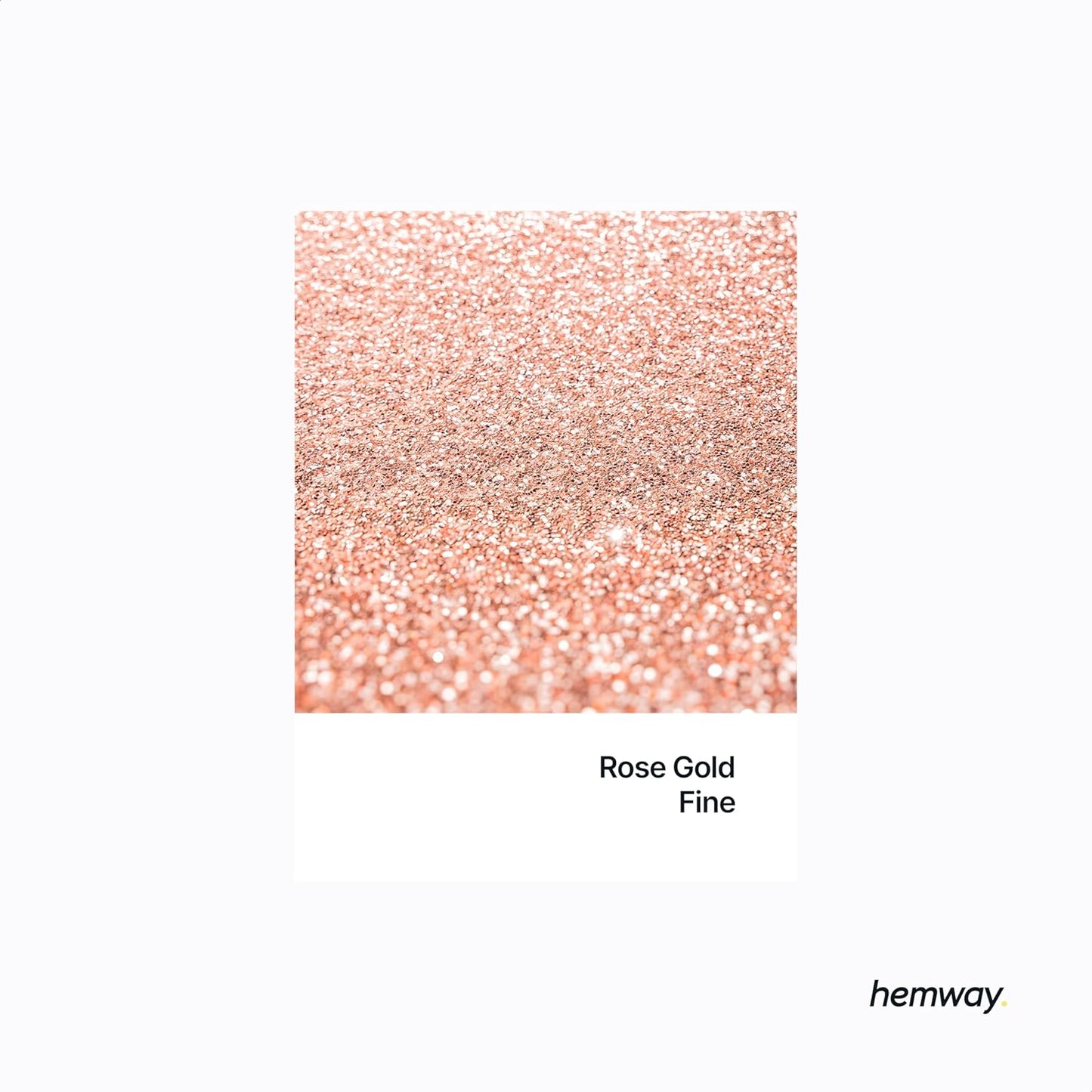 Hemway Eco Friendly Biodegradable Glitter 100g / 3.5oz Bio Cosmetic Safe Sparkle Vegan for Face, Eyeshadow, Body, Hair, Nail and Festival Makeup, Craft - 1/64" 0.015" 0.4mm - Rose Gold