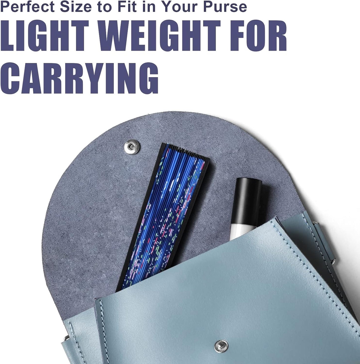 WEARXI Handheld Fan, 4 PCS Hand Fan, Chinese Folding Fan for Women Foldable, Silk Bamboo Hand Held Fan, Paper Hand Fan