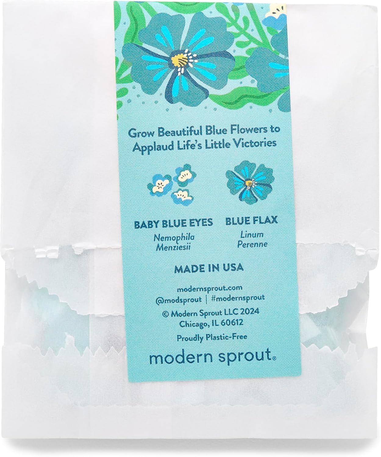 Modern Sprout Plantable Seed Paper Confetti Poppers Refill Packs (12 Pack/100pc) - Plastic-Free Refill for Creative Gardening - Wildflower Seeds for Kids Garden Party Favors & Birthday Poppers - Bravo