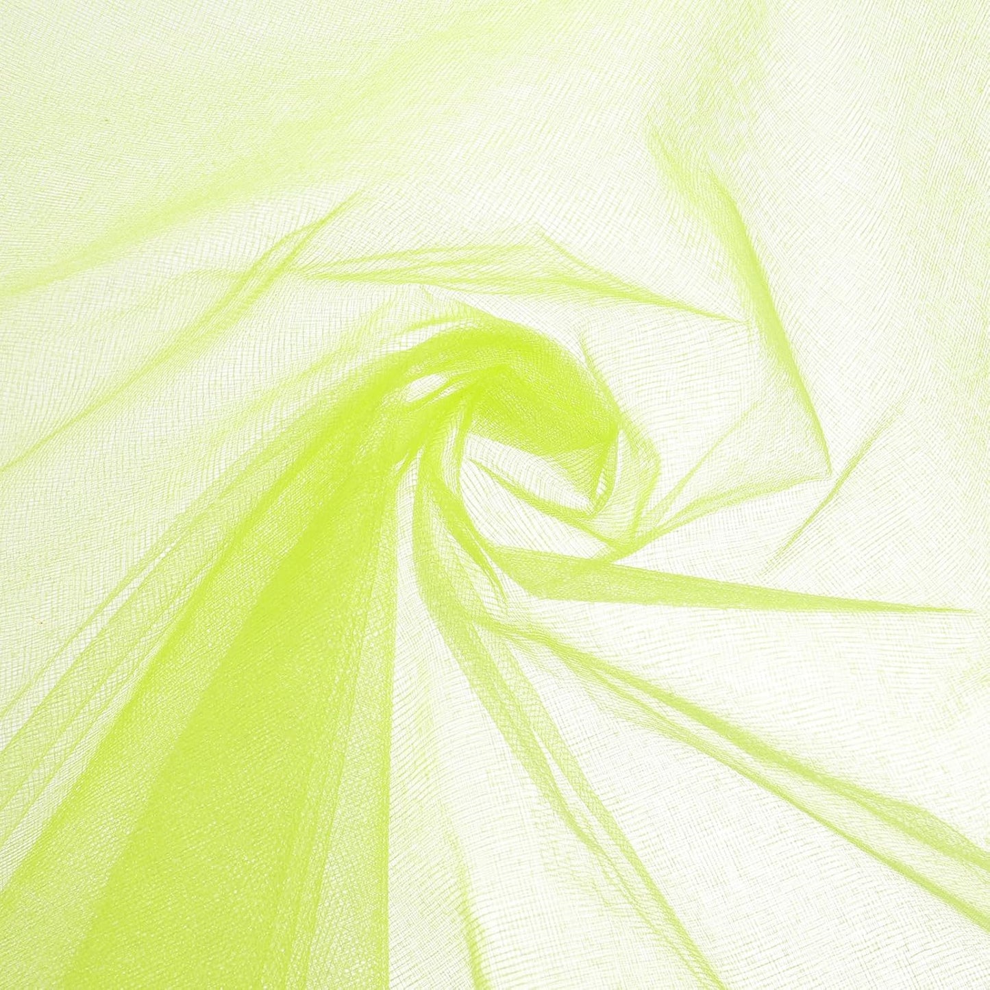 uxcell 19" by 5.5 Yard Tulle Fabric Backdrop Curtains for DIY Tutu Skirt Shower Decor Wedding Crafts Birthday Party Supplies, Fruit Green