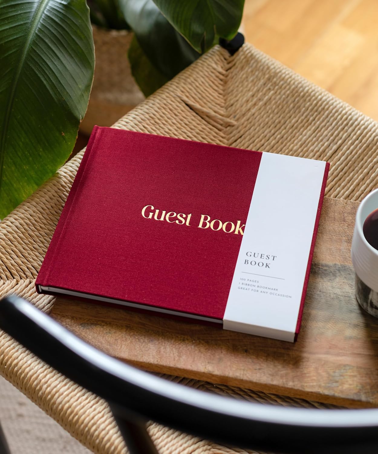 Lamare Wedding Guest Book – Elegant Guest Book for Party, Baby Shower Guest Book & Polaroid Guest Book for Wedding