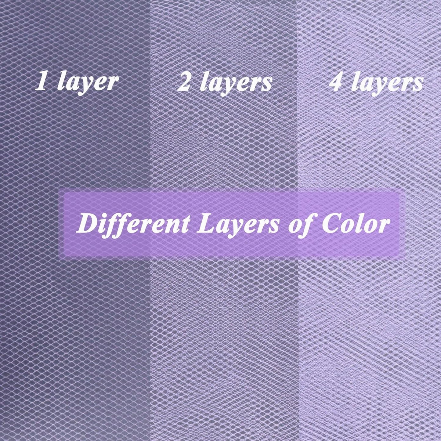 Lavender Tulle Fabric Roll 6" by 100 Yards (300 ft) Soft Tulle Spool for DIY Crafting Favor Supplies, Tutus, Wedding, Party Decorations, Gift Wrapping