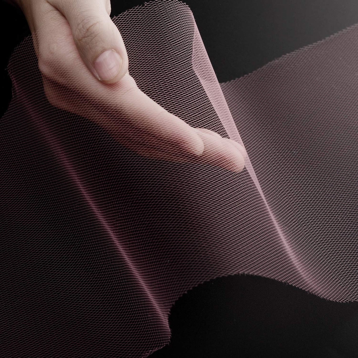 Tulle Fabric Roll, 6” by 200 Yards (600FT) Tulle Organza Fabric Spool for DIY Tutu Skirt Baby Shower Decor Wedding Backdrop Crafts Birthday Party Supplies (Light Pink)