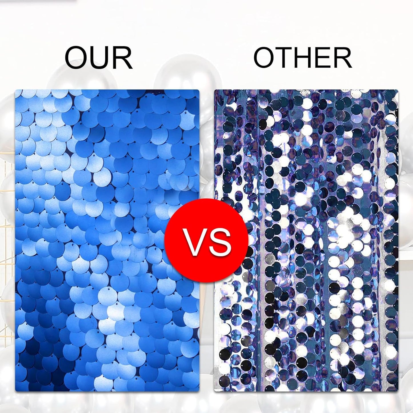 JYFLZQ Lavender Payette Sequin Backdrop Curtains 4ft x 8ft 2 Panels Purple Shimmer Backdrop Big Sequin Background Drapes Thick Glitter Photo Booth Backdrops for Girls Parties