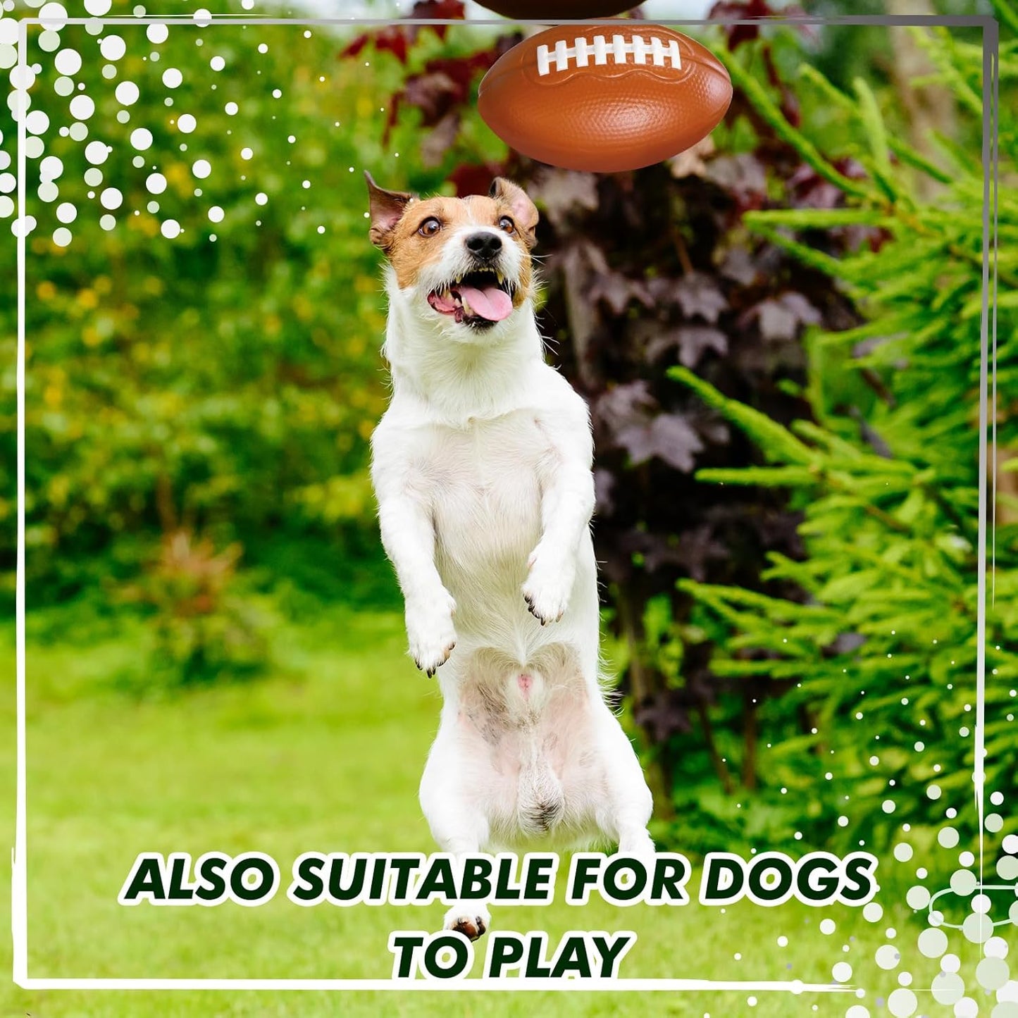 Liliful 12 Pieces Foam Football 6.7 Inch Small Mini Soft Football for Indoor Outdoor Sports Yard Game Backyard Practice Training Play Party Supplies